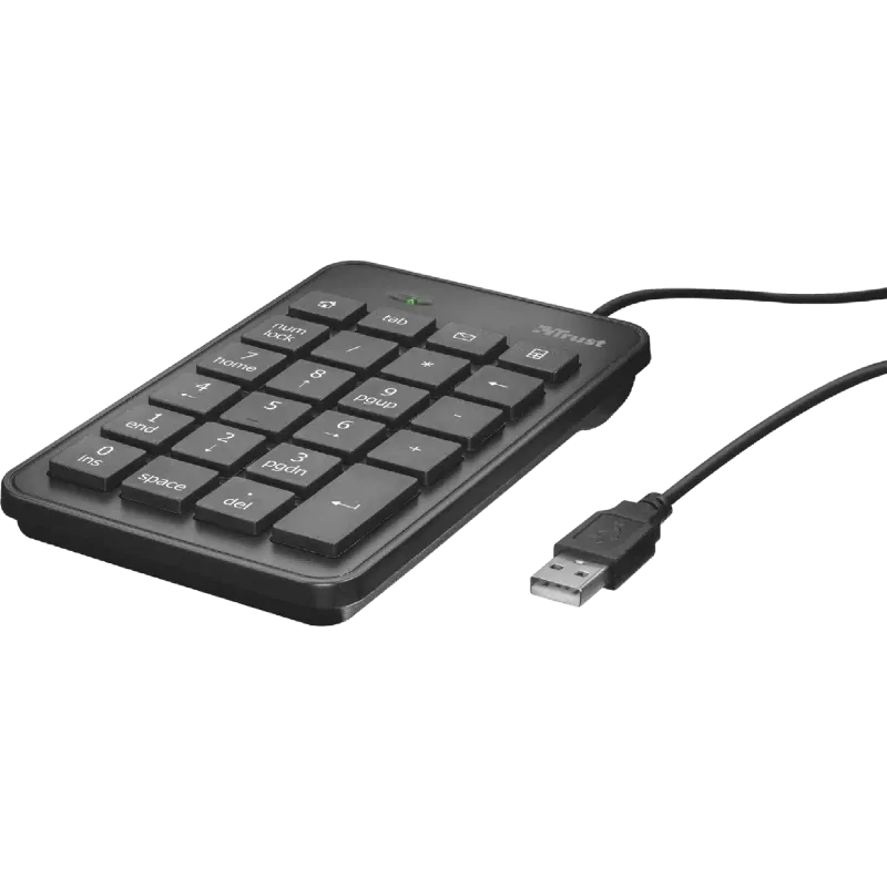 Мембранна клавиатура Trust, Black (22221_TRUST)