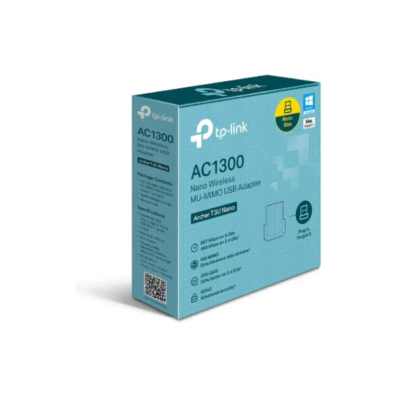 Wi-Fi adapter TP-Link T3U nano (Archer T3U Nano)