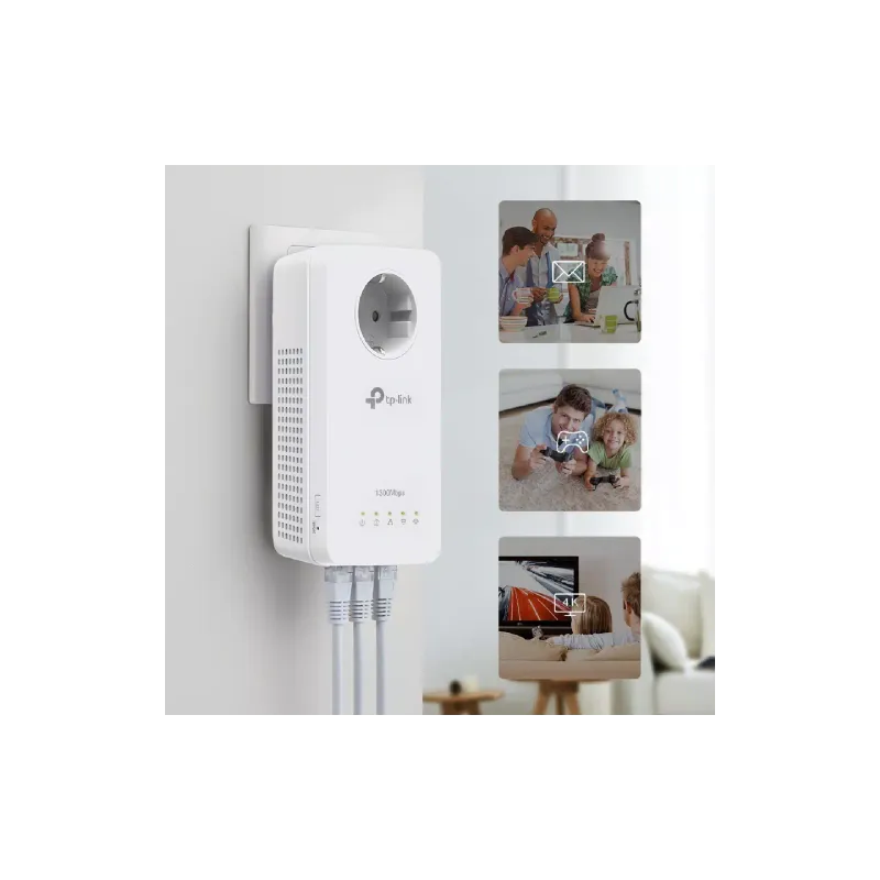 محول خطوط الطاقة TP-Link (TL-WPA8631P kit)