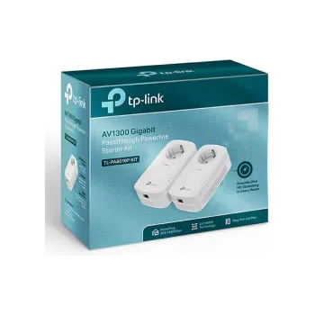 Adaptador de línea eléctrica TP-Link (TL-PA8010P kit)