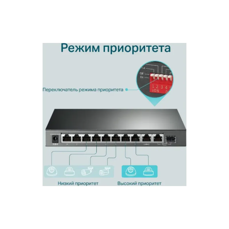 Διακόπτης TP-Link TL-SG1210MPE (TL-SG1210MP)