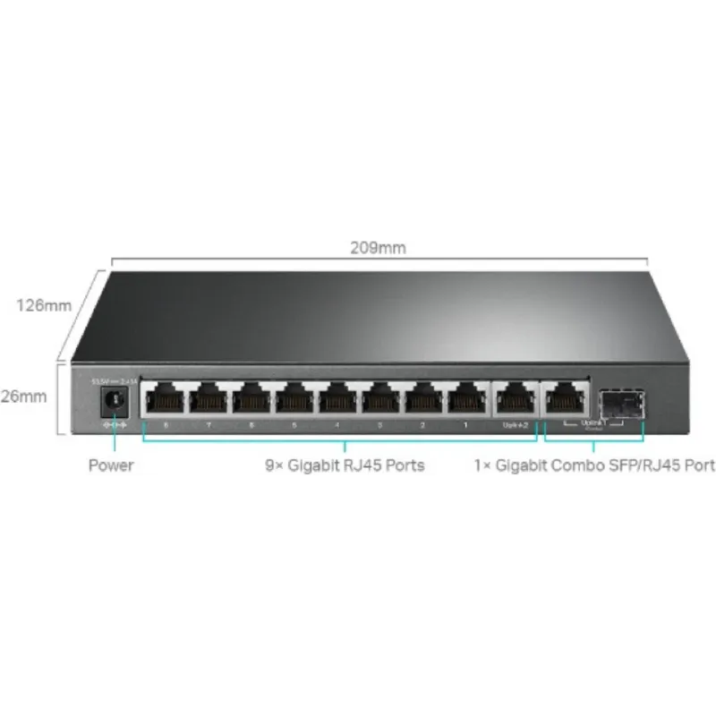 يُحوّل TP-Link (TL-SG1210MPE)