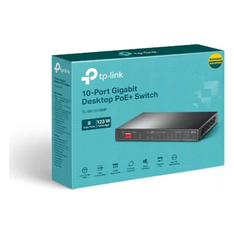 Διακόπτης TP-Link TL-SG1210MPE (TL-SG1210MP)