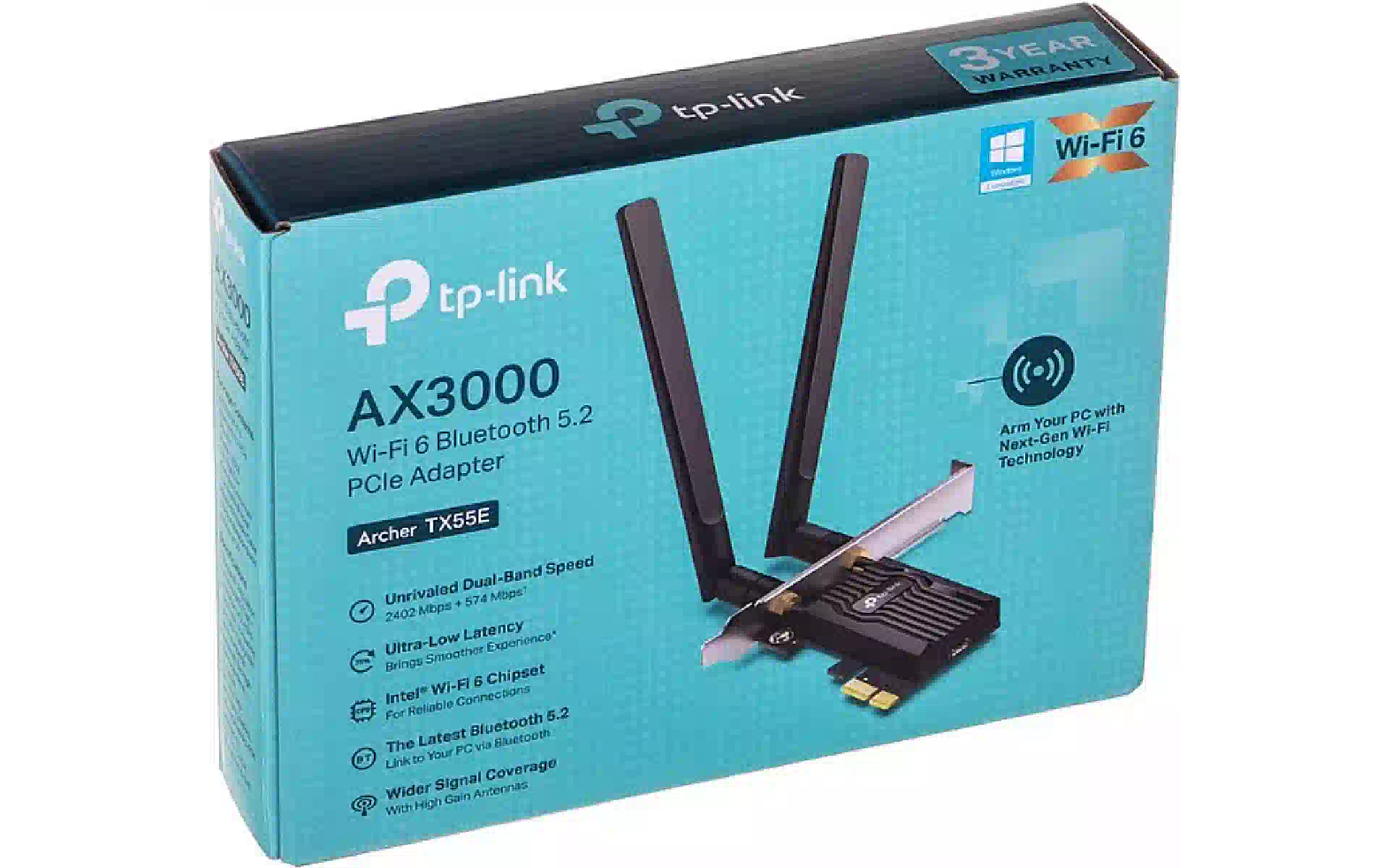 Wi-Fi adapter TP-Link (Archer TX55E) Wi-Fi adapter TP-Link (Archer TX55E)