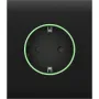 Panel central para enchufe Ajax, Black (000038778)