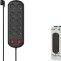 10-socket power strip Hama (00223164), Black