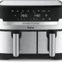 Multi-Backofen Tefal Dual Easy Fry & Grill AirFryer, Black (EY905D10)