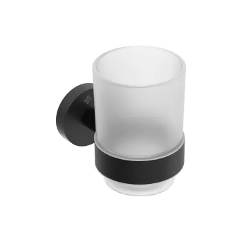 Glas für Zahnbürsten Deante Jasmin, Black (ADJ_N911)