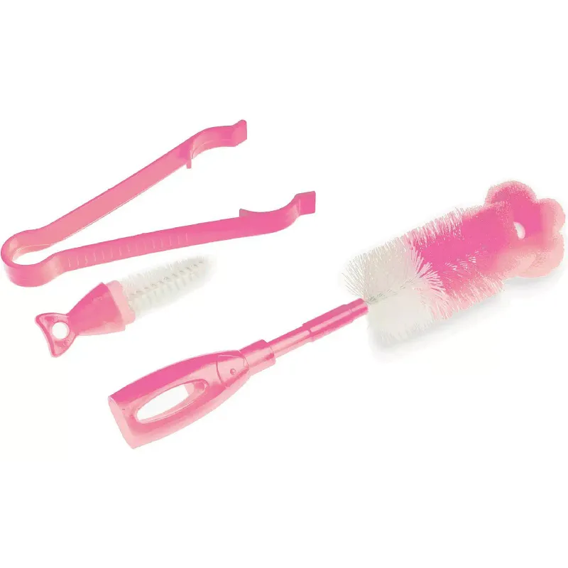 Σετ βουρτσών για μπουκάλια Nuvita (NV1485Pink)