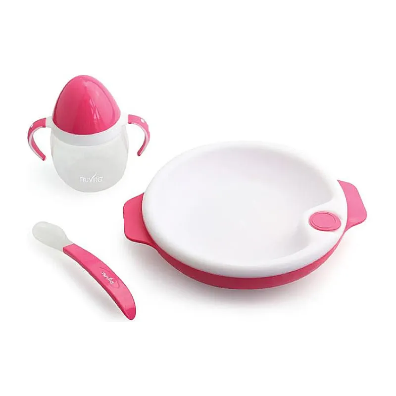 مجموعة التغذية Nuvita (NV1491Pink)