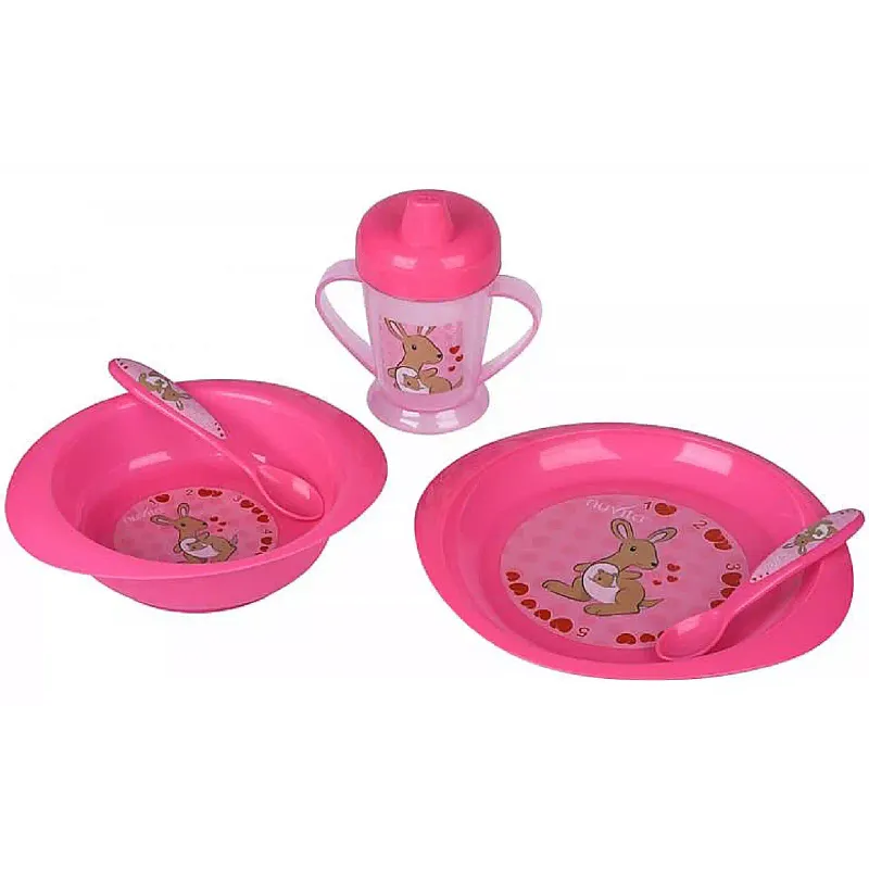 Conjunto de alimentação Nuvita (NV1495Pink)