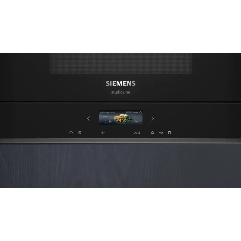 فرن ميكروويف مدمج Siemens, Black (BE732R1B1)