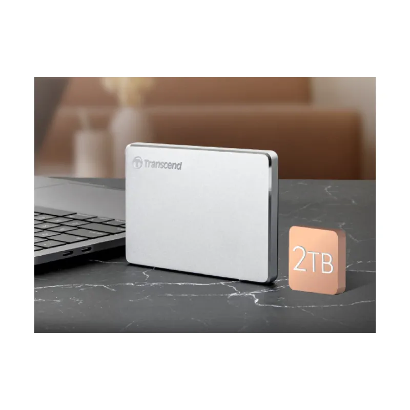 USB-pogon Transcend, Silver (TS1TSJ25C3S)