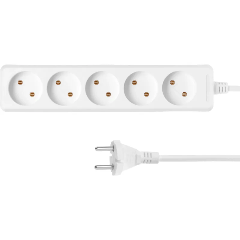 Мрежов удължителен кабел 2E, White (2E-U05M3)