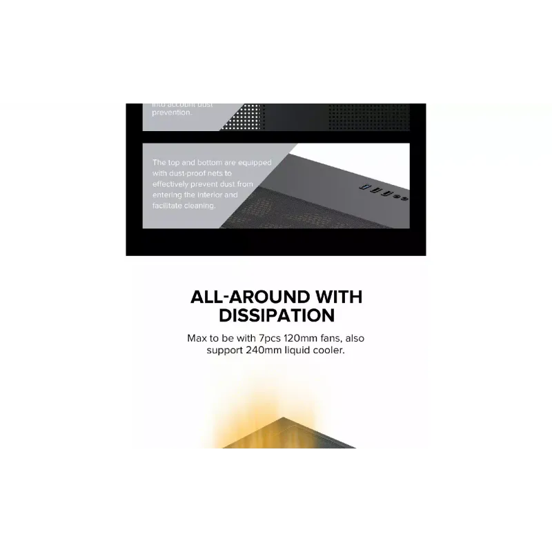 PC-Gehäuse Gamemax, Black (Infinity-Mini-Black)