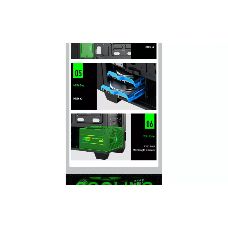 Корпус для ПК Gamemax  (Cyclops-BG)