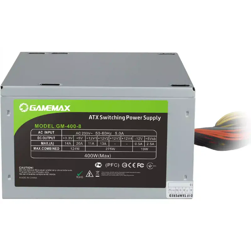 Блок живлення Gamemax  (GM-400-8CM)