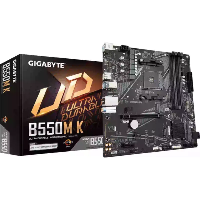 Placa-mãe Gigabyte B550 (B550M K)