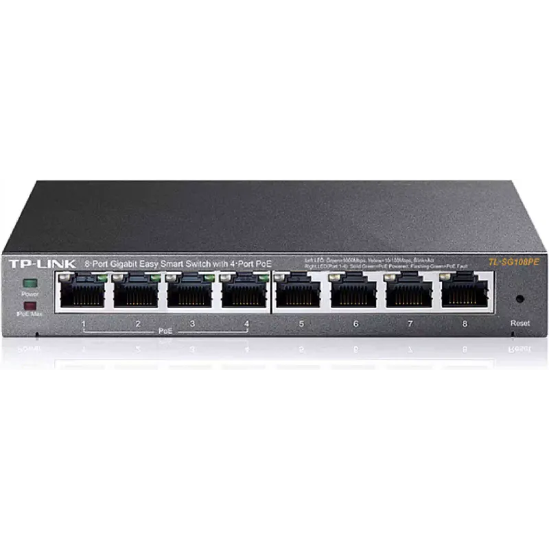 Превключвател TP-Link (TL-SG108PE)