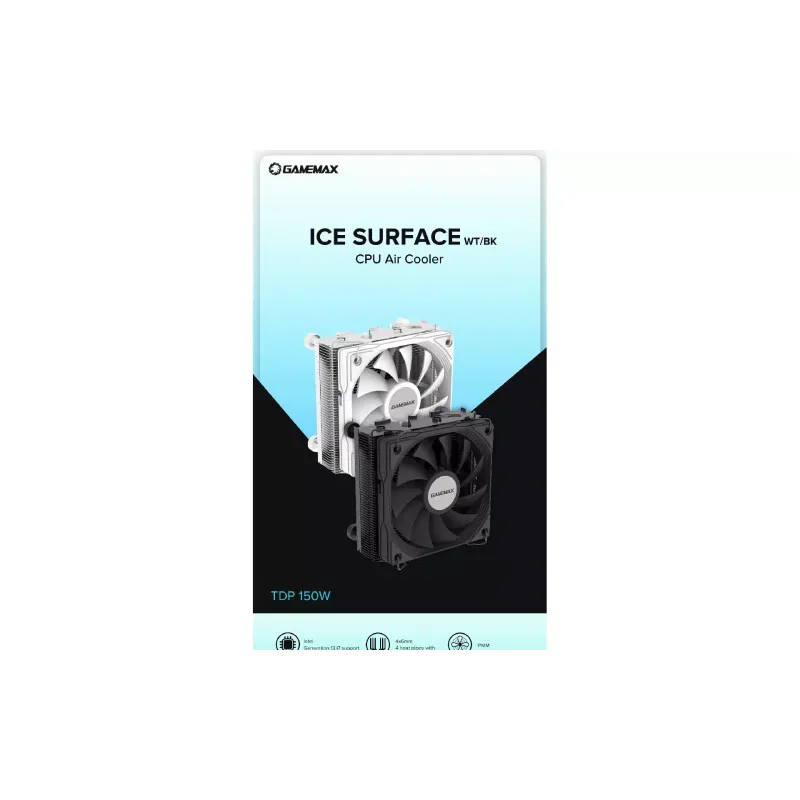 Ψύκτης CPU Gamemax, Ice (Ice-Surface-White)