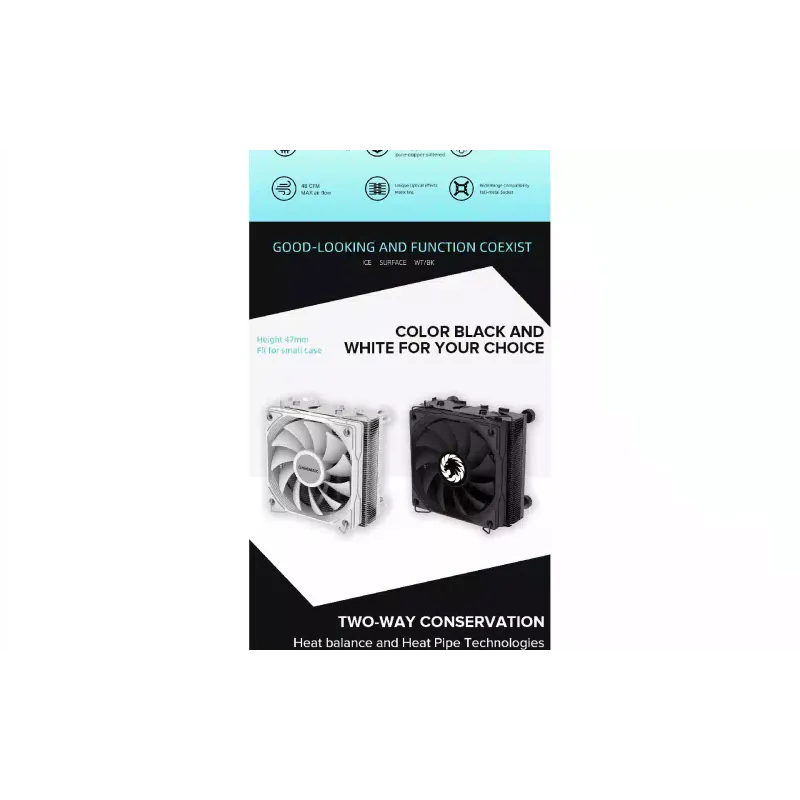 Ψύκτης CPU Gamemax, Ice (Ice-Surface-White)