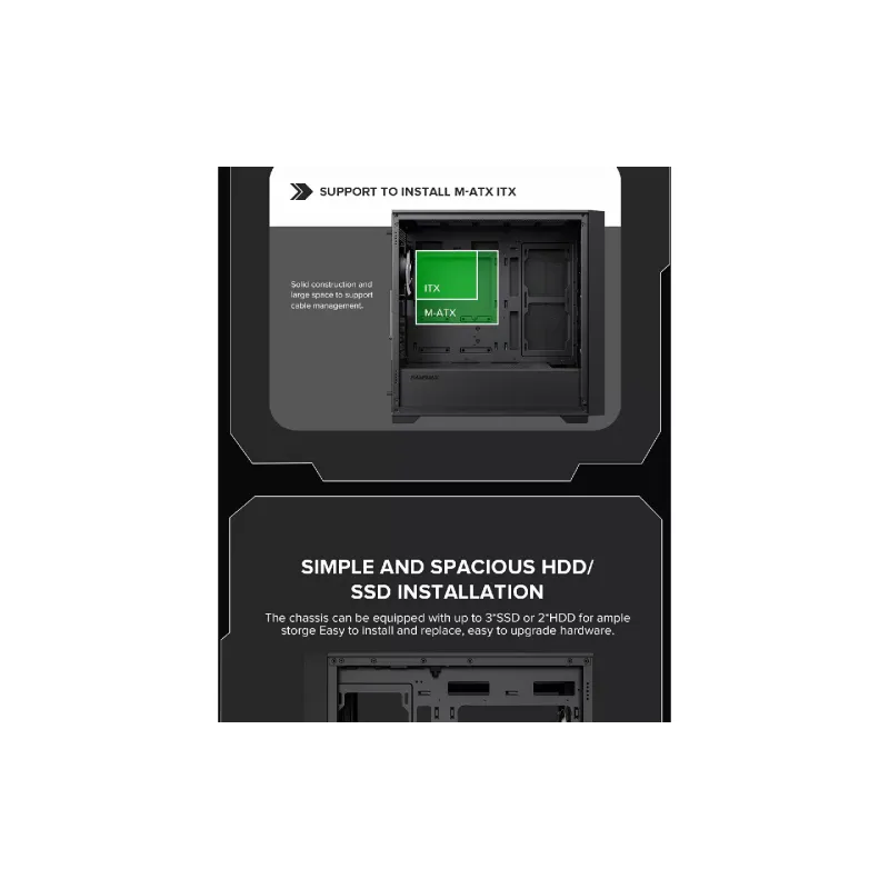 Корпус для ПК Gamemax  (Defender-TG)