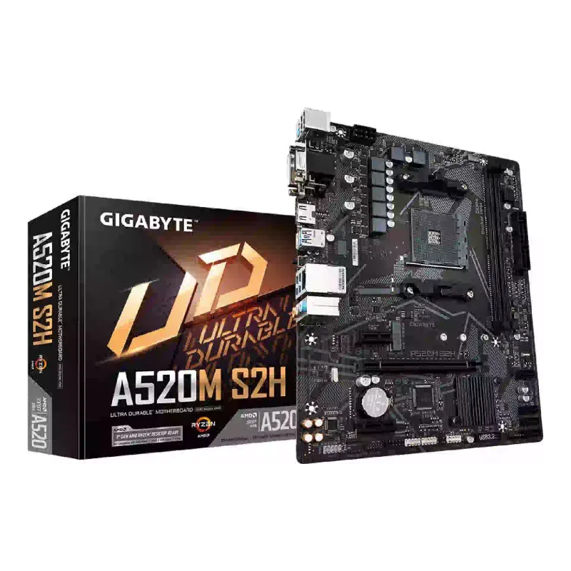 Placa-mãe Gigabyte A520M S2H (A520M S2H)