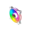 مروحة العلبة Gamemax (FN-12Rainbow-Q-Infinity-WT)