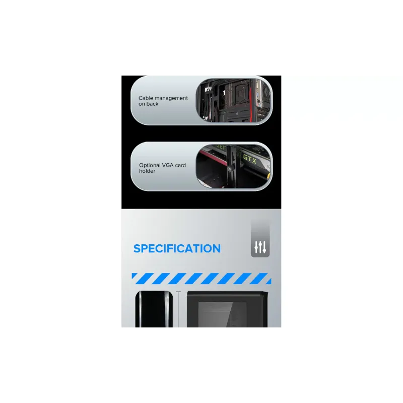 Корпус для ПК Gamemax  (H602-BK)