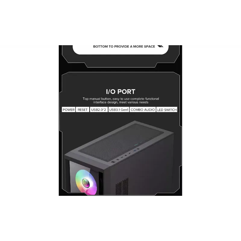 Корпус для ПК Gamemax  (Defender-TG)