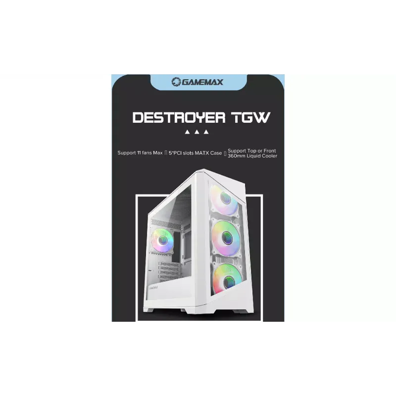 Корпус для ПК Gamemax  (Destroyer-TGW)