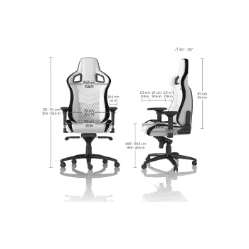 Πολυθρόνα Noblechairs, Black (NBL-PU-WHT-001)