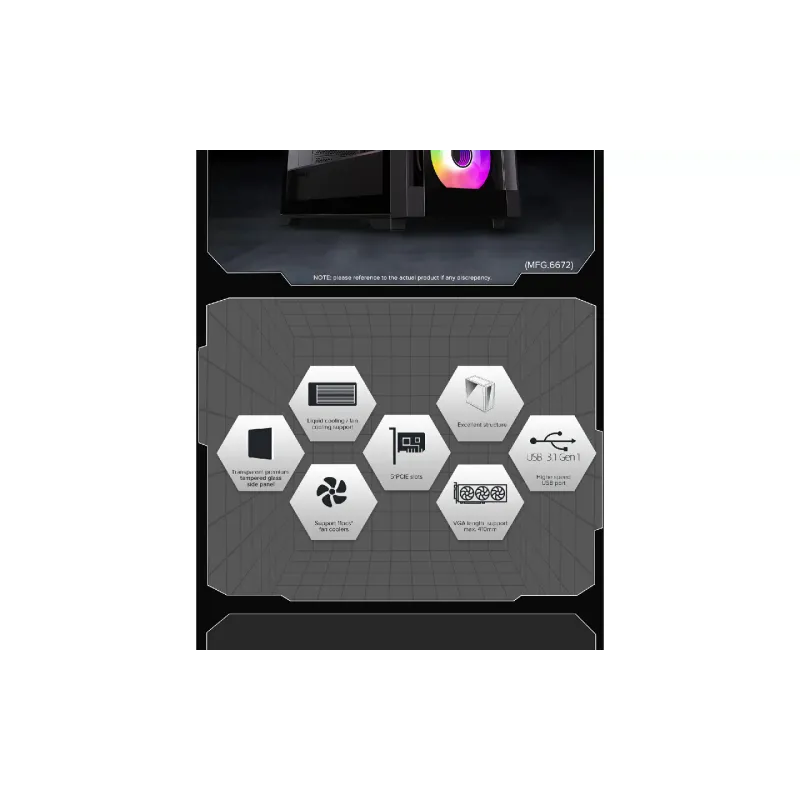 Корпус для ПК Gamemax  (Defender-TG)