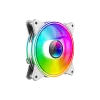 مروحة العلبة Gamemax (FN-12Rainbow-Q-Infinity-WT)