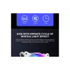 مروحة العلبة Gamemax (FN-12Rainbow-Q-Infinity-WT)