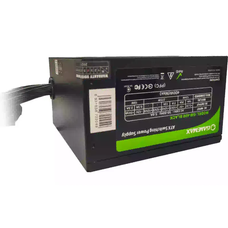 Блок живлення Gamemax  Black (GM-400-Black)