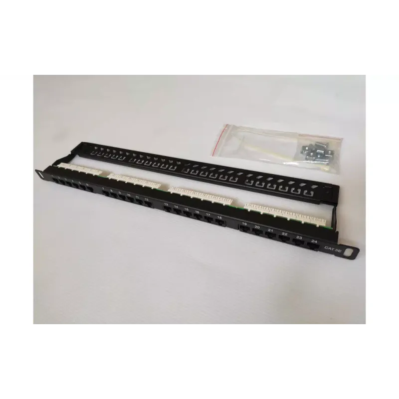 Пач панел Kingda Cat 5e UTP (KD-PP46-UTP-C5e-24P-0.5U)