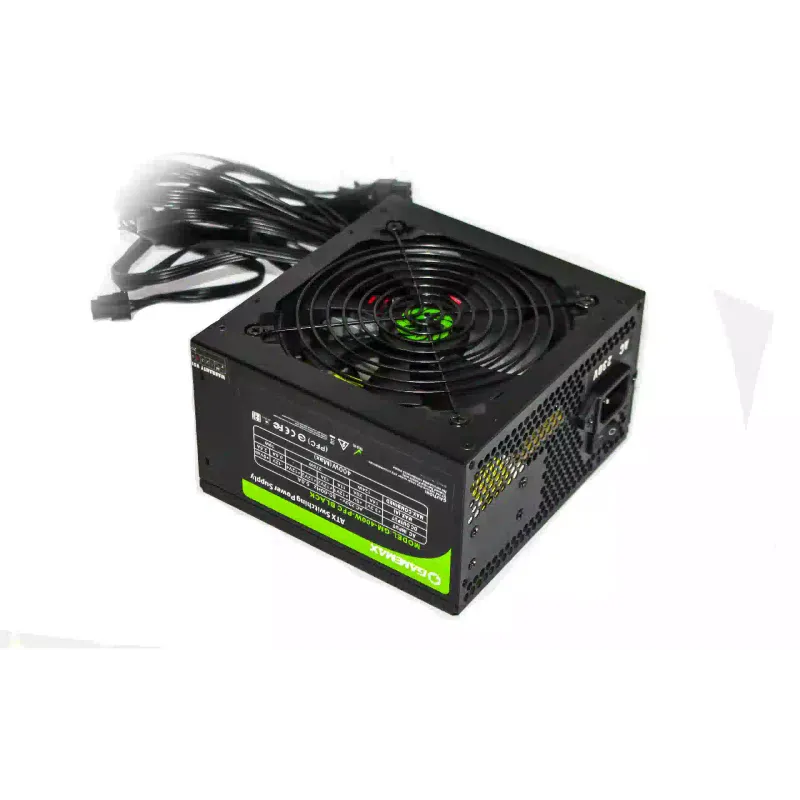 وحدة الطاقة Gamemax, Black (GM-400-PFC-Black)
