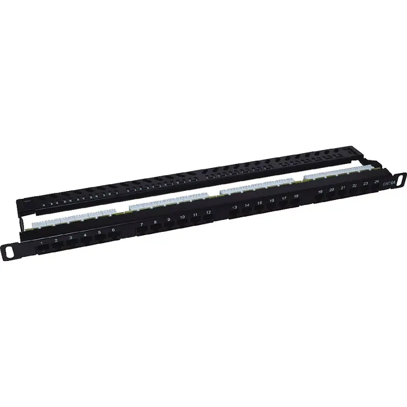 Пач панел Kingda Cat 5e UTP (KD-PP46-UTP-C5e-24P-0.5U)