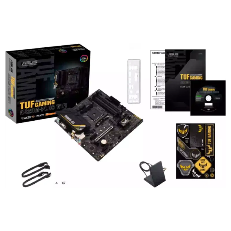 Материнська плата Asus TUF Gaming A520M Plus (A520M PLUS TUF GAMING WIFI), sAM4, Wi-Fi