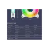 مروحة العلبة Gamemax (FN-12Rainbow-Q-Infinity-WT)