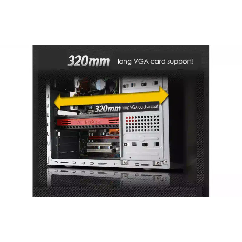 Кутия за компютър Gamemax (ET-210-400W)
