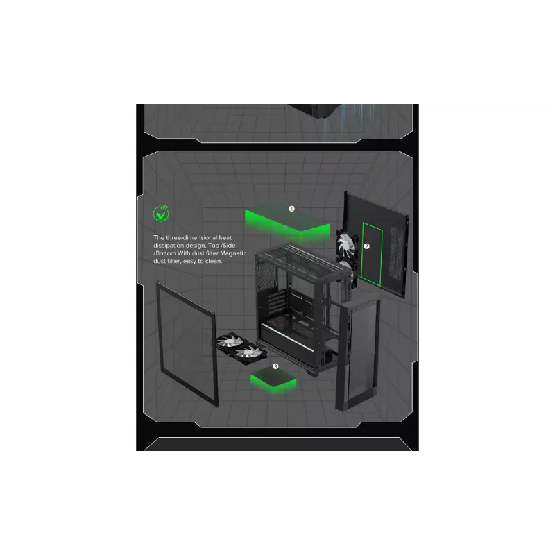 Корпус для ПК Gamemax  (Defender-TG)