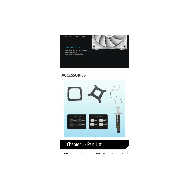 Ψύκτης CPU Gamemax, Ice (Ice-Surface-White)