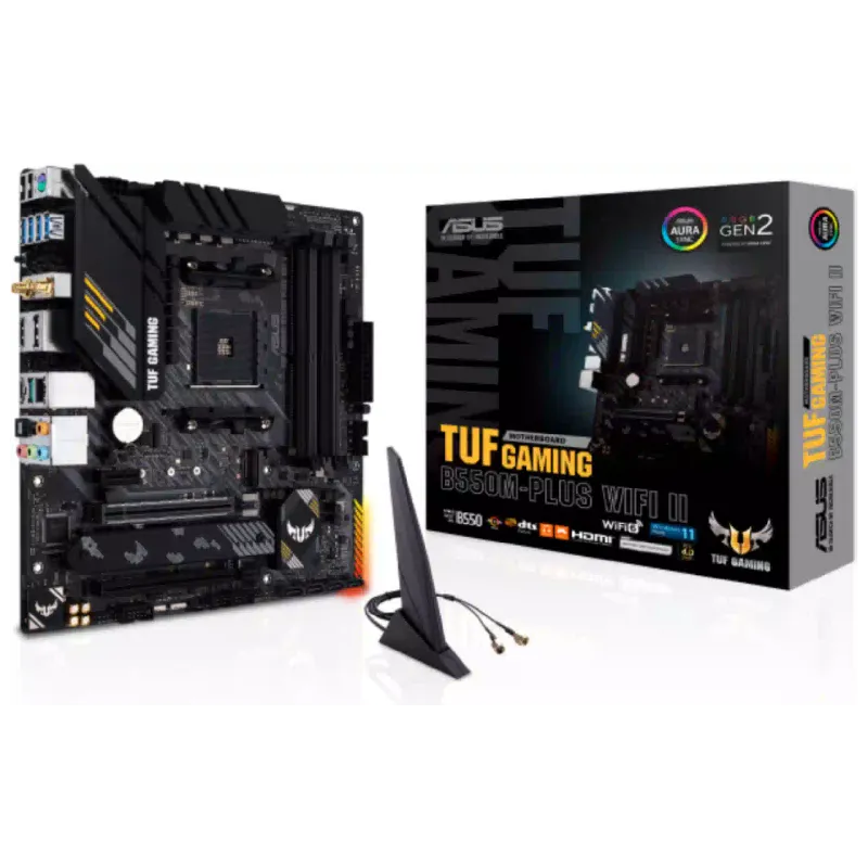 Дънна платка Asus TUF Gaming B550M Plus B550M-PLUS (B550M PLUS TUF GAMING WIFI II)
