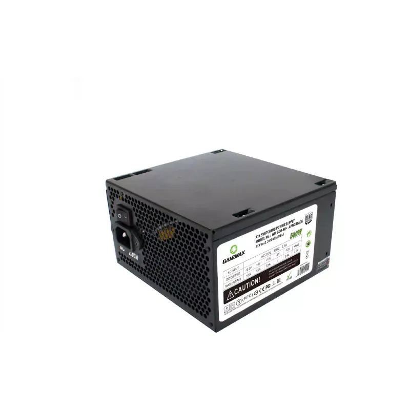 Блок живлення Gamemax (GM-500-80+-APFC-Black), Black