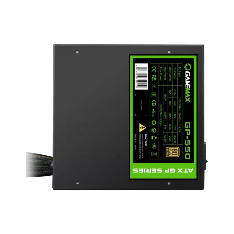 hajtómű Gamemax, Black (GP-550)