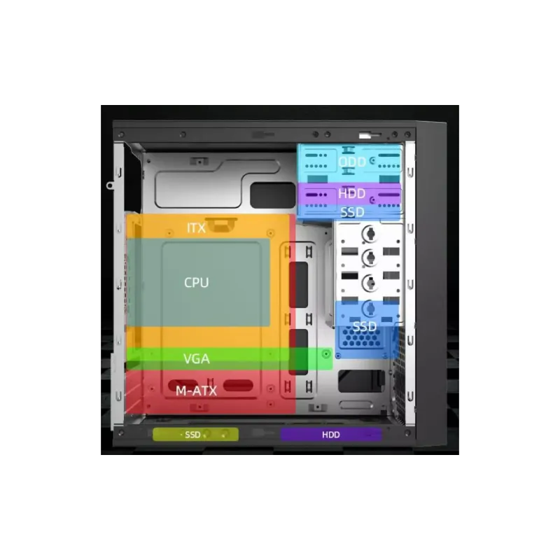 حالة الكمبيوتر Gamemax (MT307-4U3C)