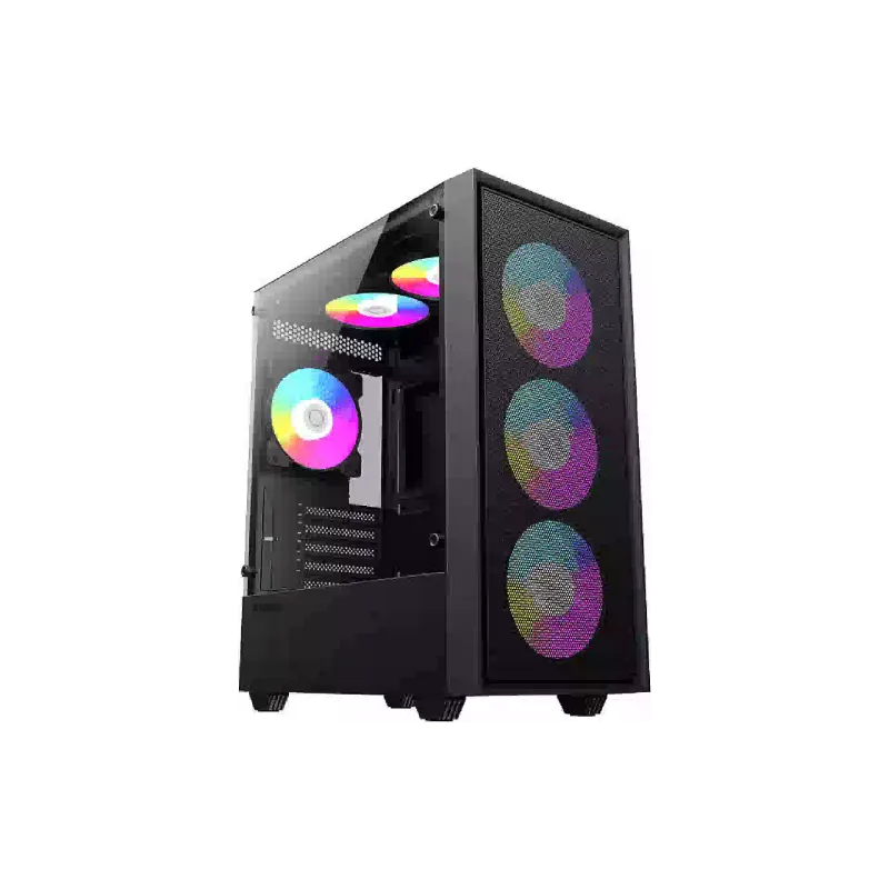 حالة الكمبيوتر Gamemax, Black (Storm-Black)