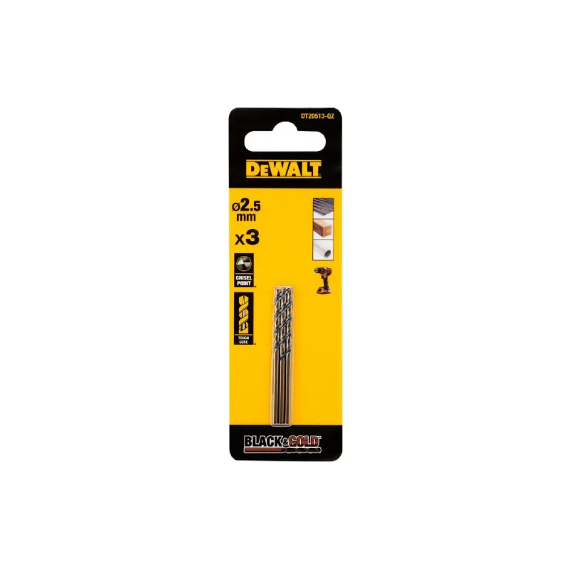 Сверло по металлу DeWALT, Black (DT20513)